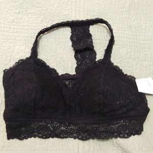 Target Brand Auden Black Bralette NWT XXL
